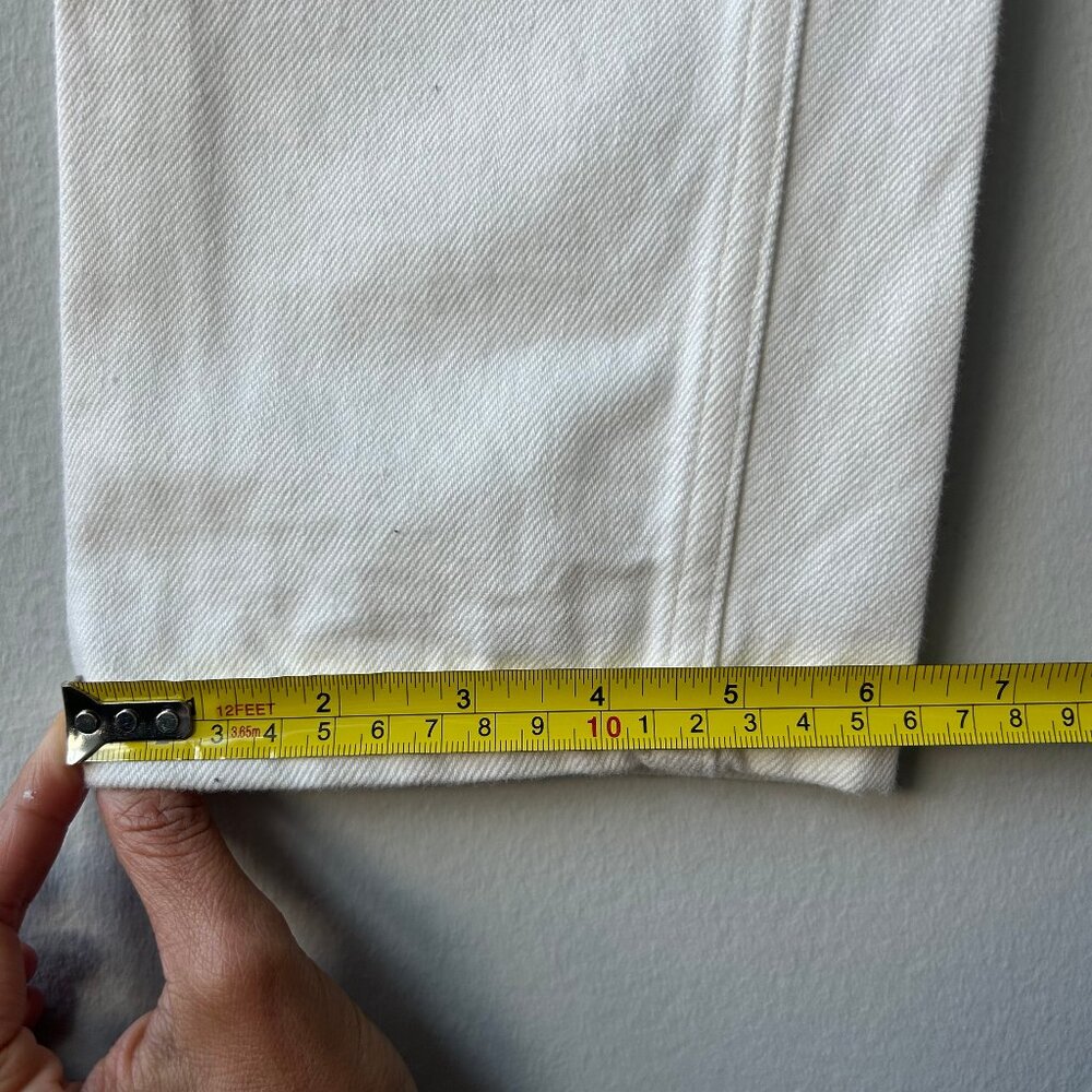 APC Petit Standard Jeans Women 31 White Denim - Picture 7 of 8